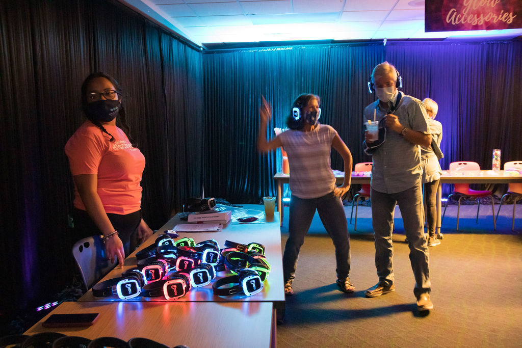 Fun at silent disco
